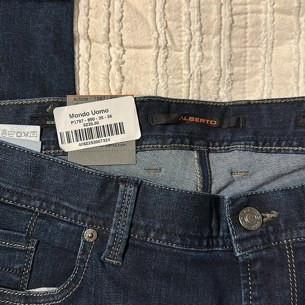 NWT Alberto Dark Jeans - Picture 6 of 8